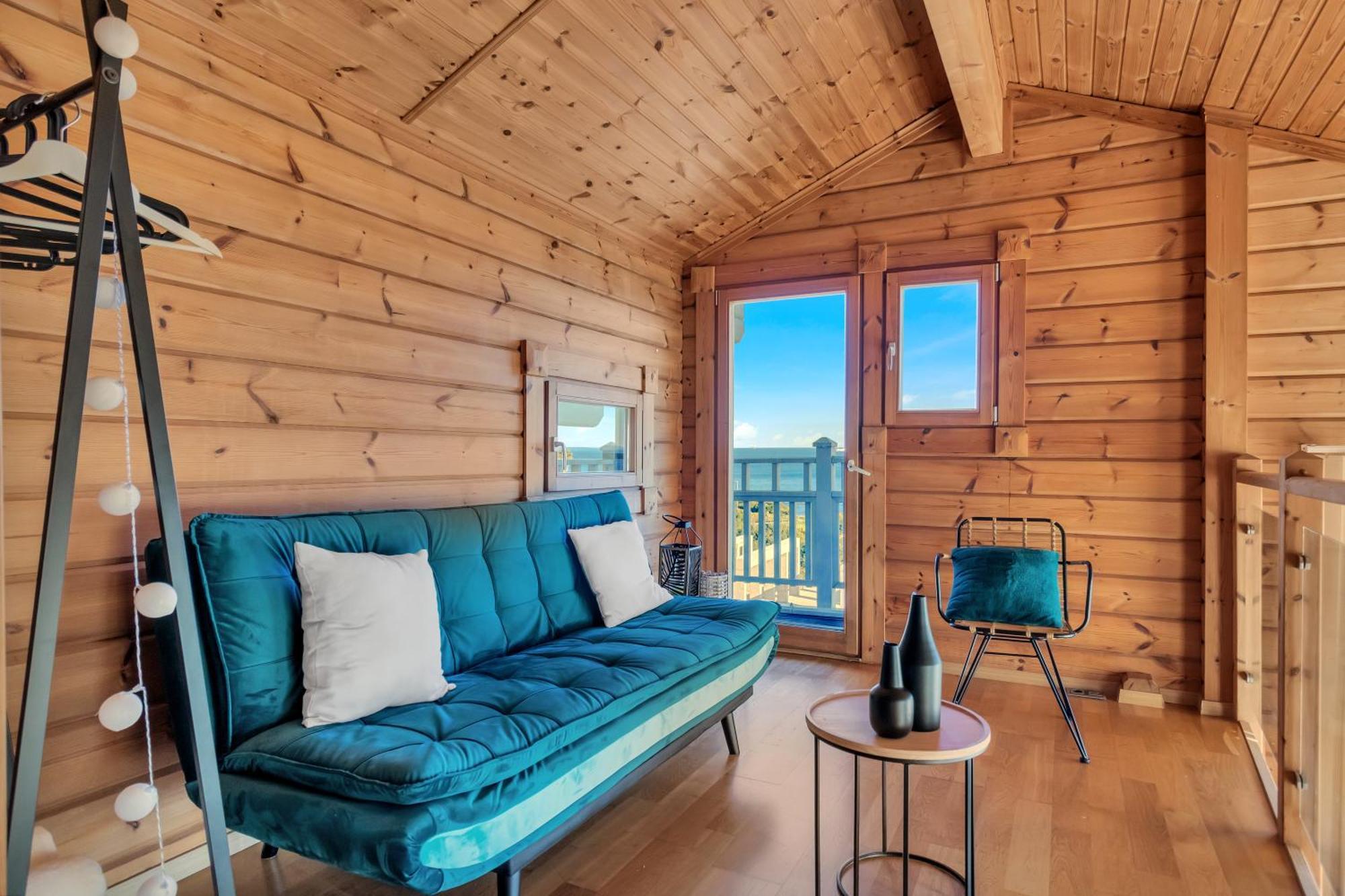 Increible Villa De Madera Con Vistas Al Mar 阿尔赫西拉斯 外观 照片