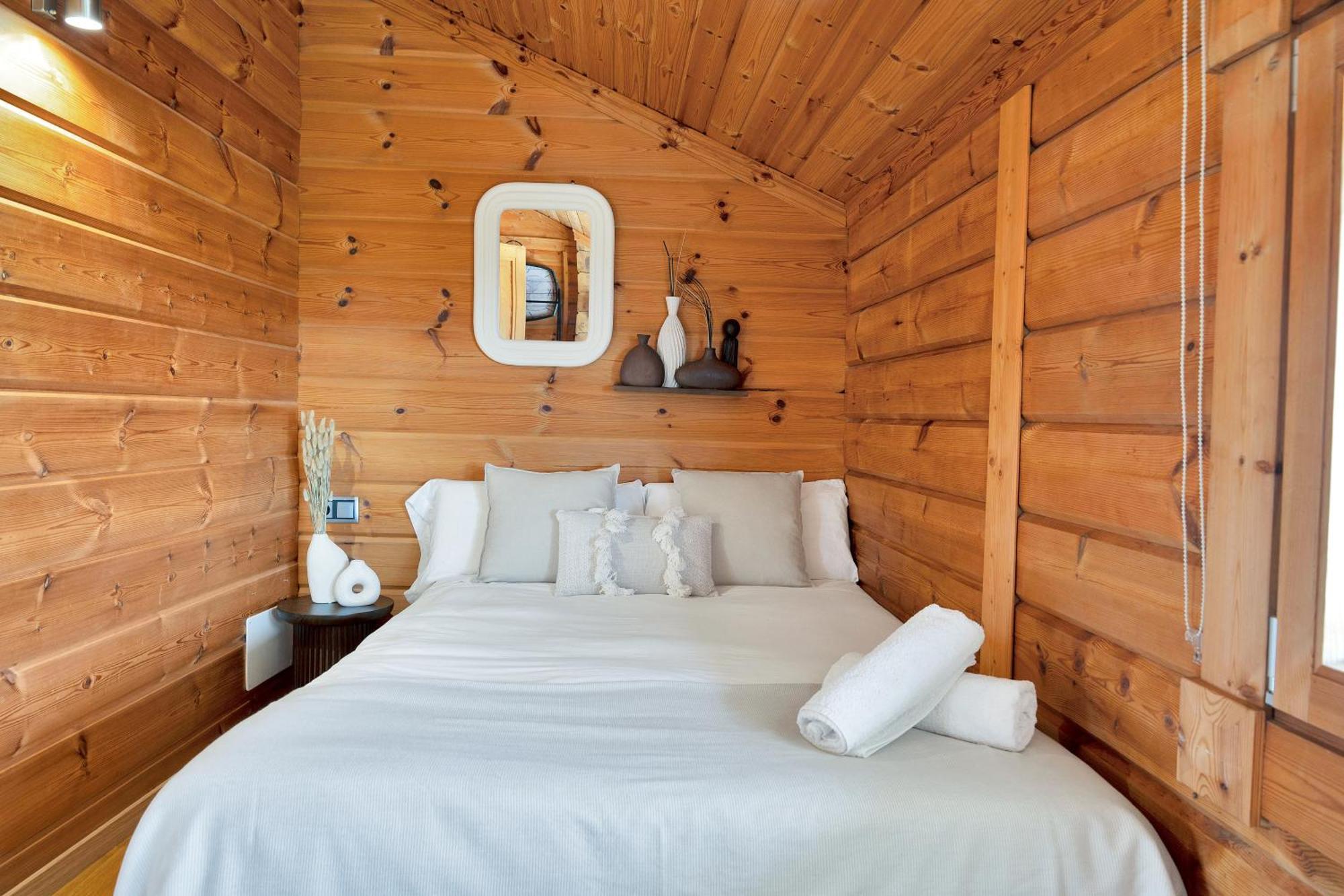 Increible Villa De Madera Con Vistas Al Mar 阿尔赫西拉斯 外观 照片