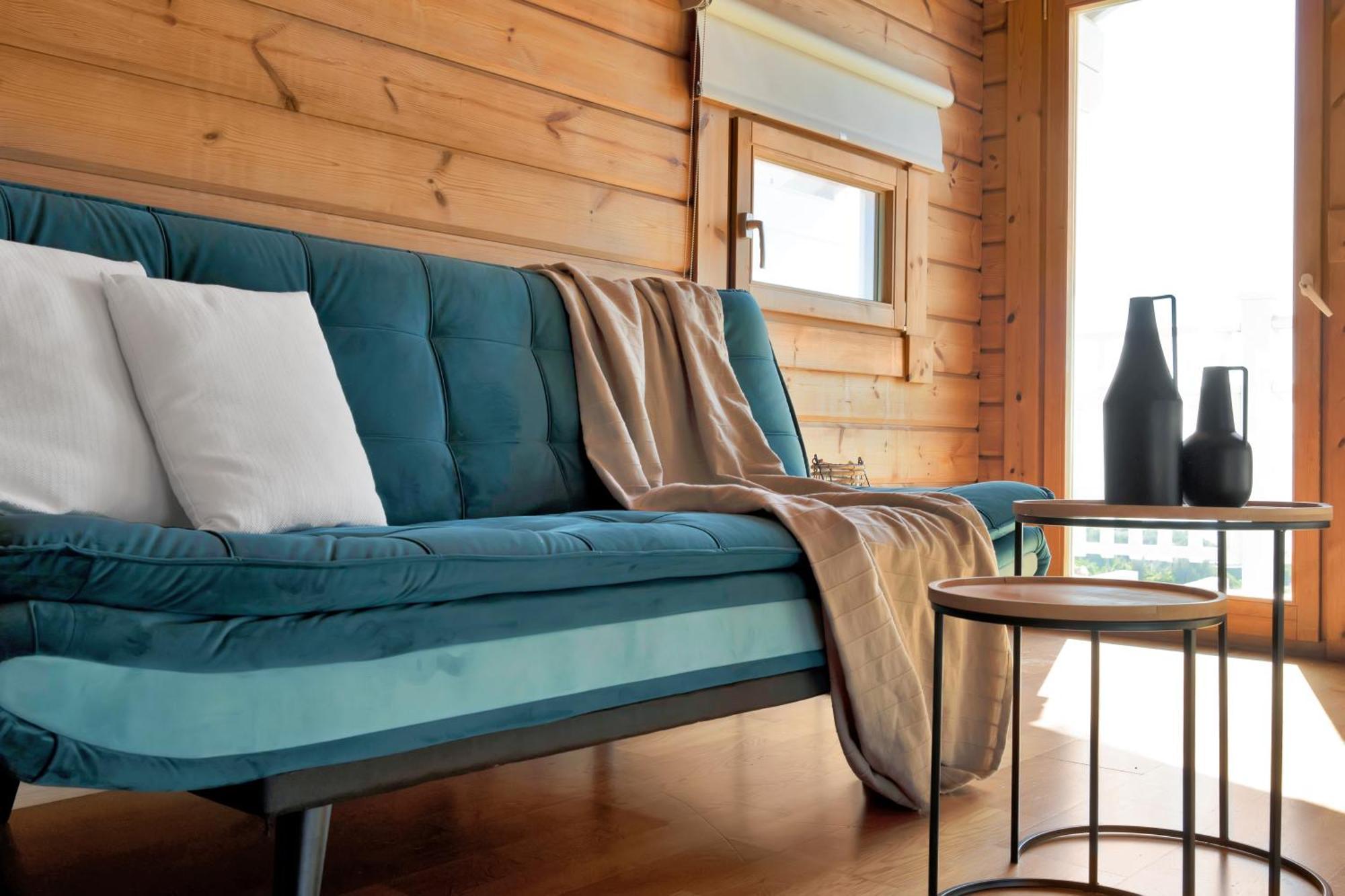 Increible Villa De Madera Con Vistas Al Mar 阿尔赫西拉斯 外观 照片